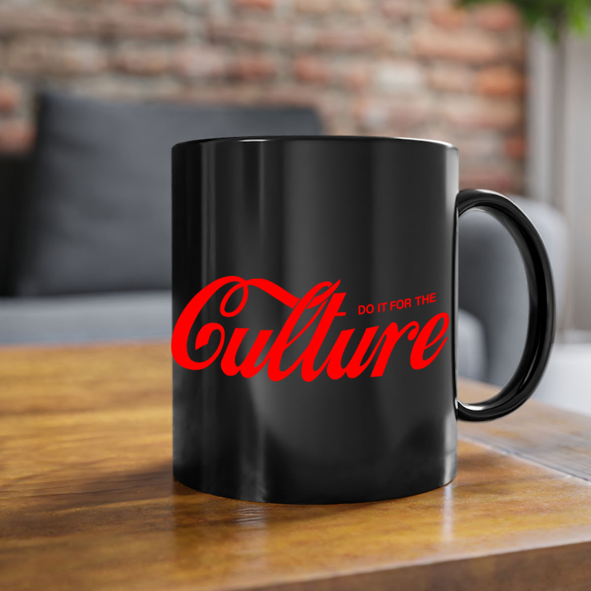 Do It For The Culture 171# Mug featuring a glossy finish, colored handle, and interior, available in multiple colors.