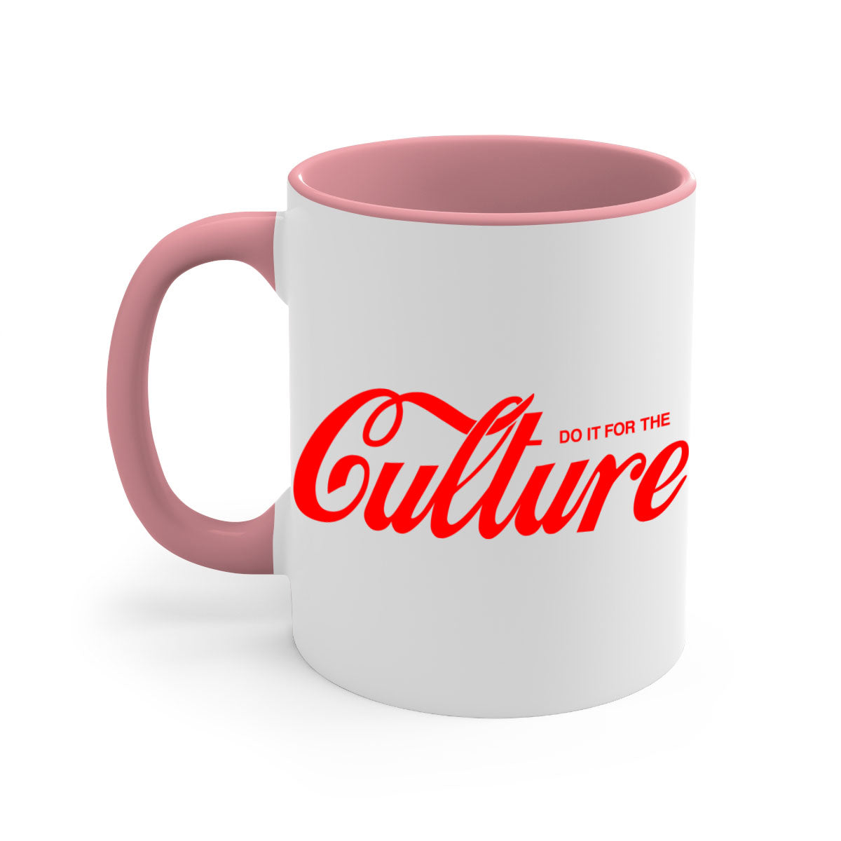Do It For The Culture 171# Mug featuring a glossy finish, colored handle, and interior, available in multiple colors.