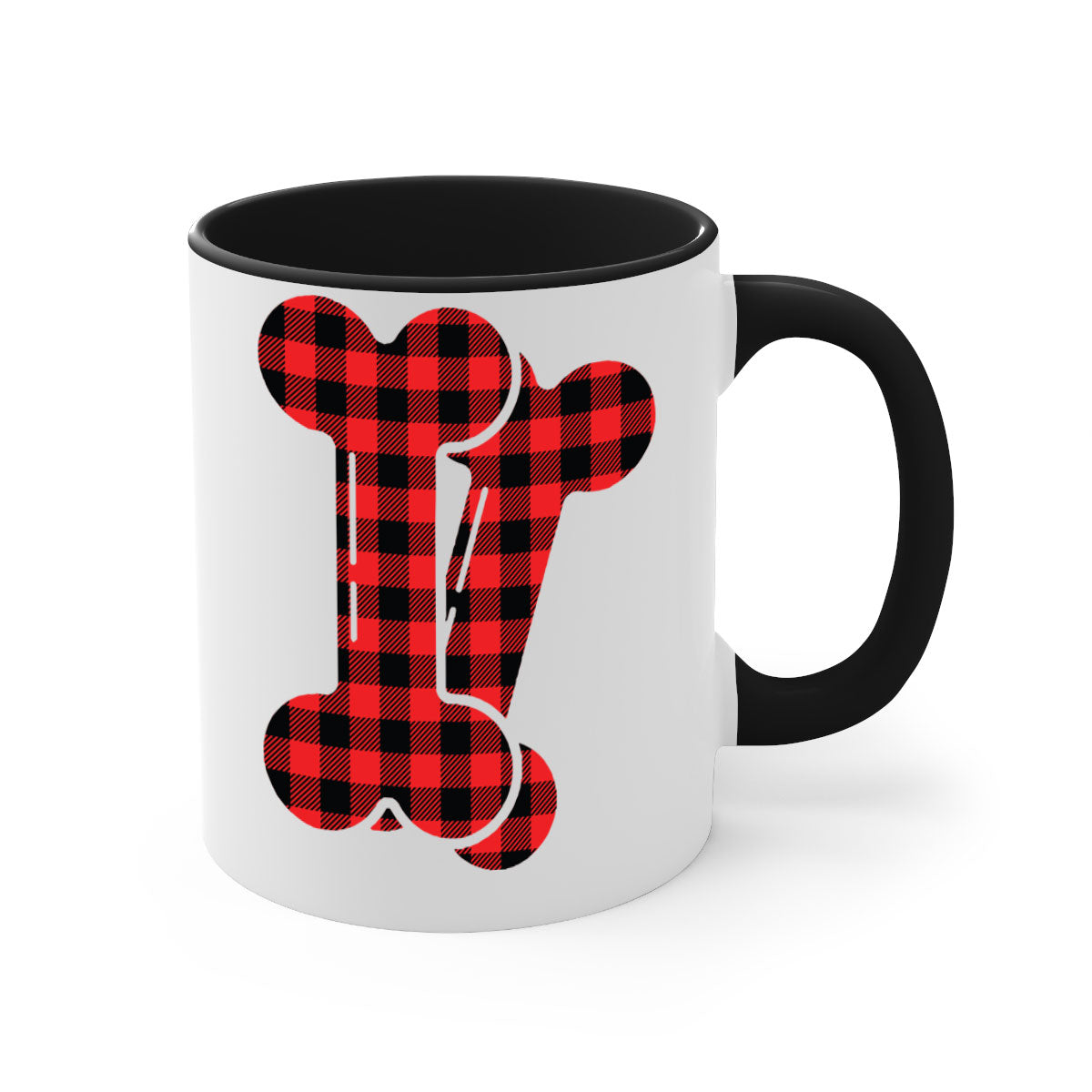 Dog bons Style 102# Mug featuring a glossy finish, colored handle, and interior in five vibrant colors.