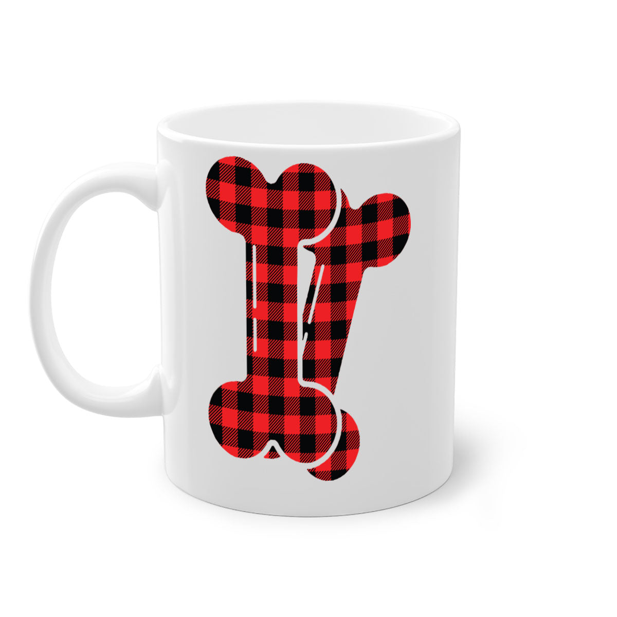 Dog bons Style 102# Mug featuring a glossy finish, colored handle, and interior in five vibrant colors.