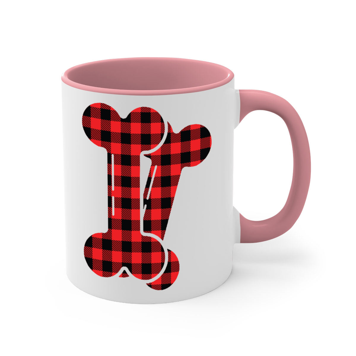 Dog bons Style 102# Mug featuring a glossy finish, colored handle, and interior in five vibrant colors.