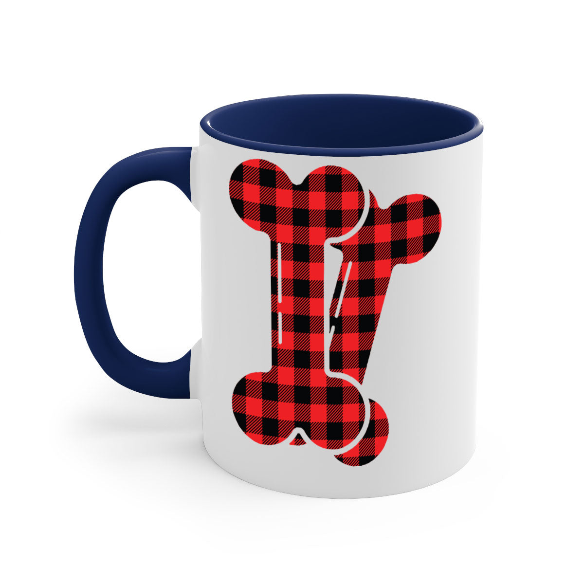 Dog bons Style 102# Mug featuring a glossy finish, colored handle, and interior in five vibrant colors.