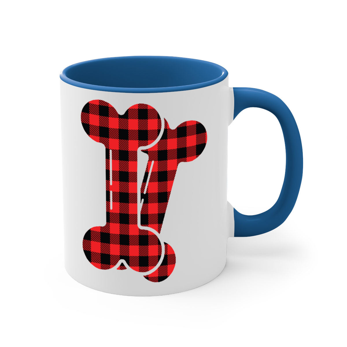 Dog bons Style 102# Mug featuring a glossy finish, colored handle, and interior in five vibrant colors.