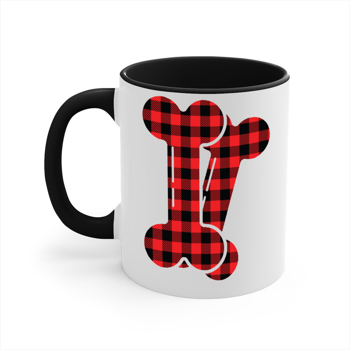 Dog bons Style 102# Mug featuring a glossy finish, colored handle, and interior in five vibrant colors.