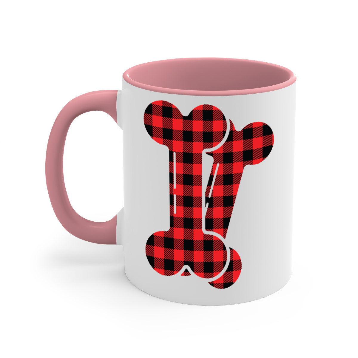 Dog bons Style 102# Mug featuring a glossy finish, colored handle, and interior in five vibrant colors.