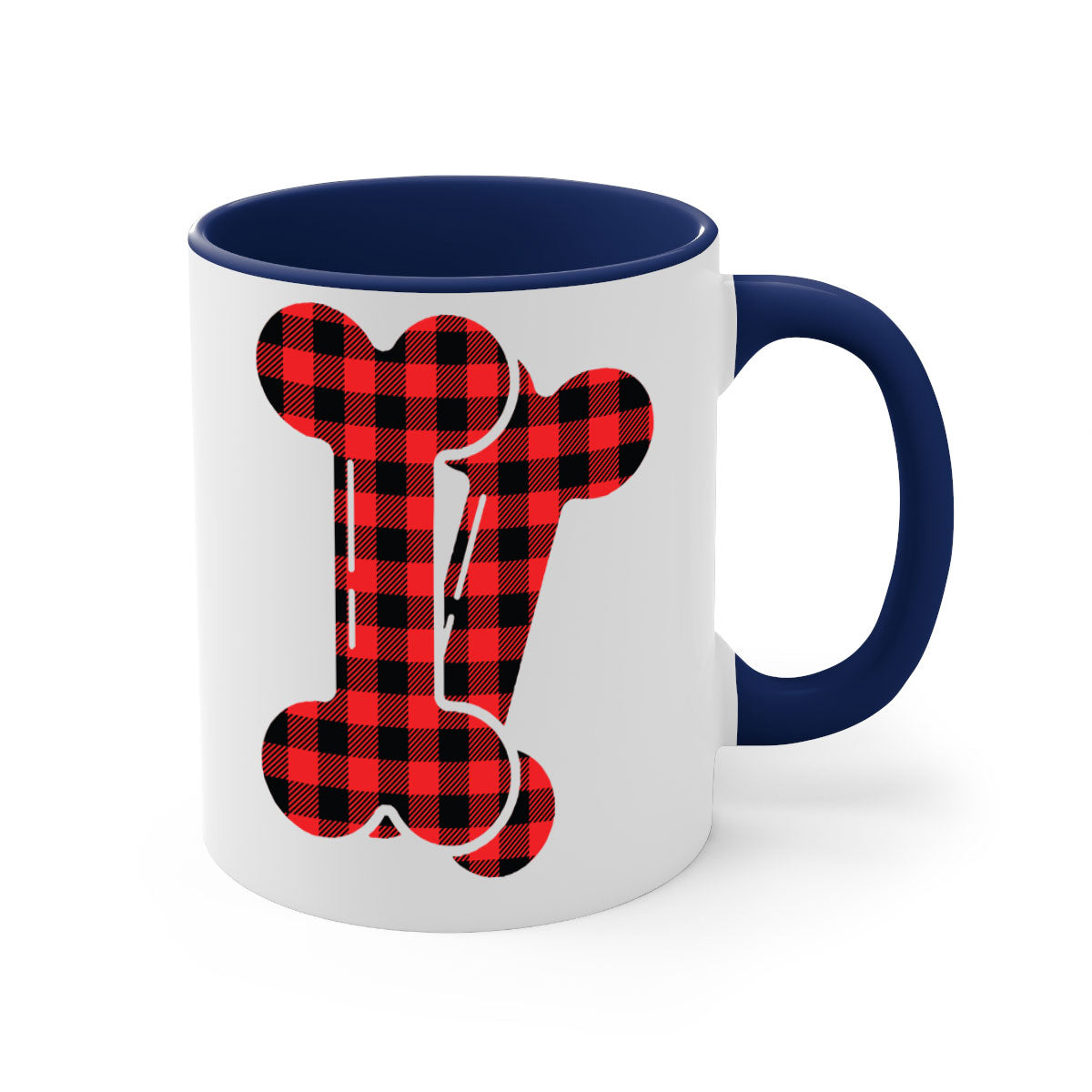 Dog bons Style 102# Mug featuring a glossy finish, colored handle, and interior in five vibrant colors.