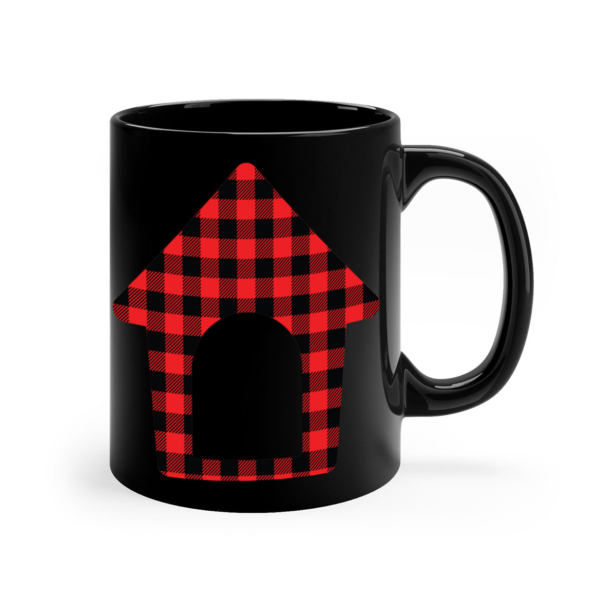 Dog House Style 98# Mug featuring a two-tone design with a colored handle and glossy finish, available in multiple colors.