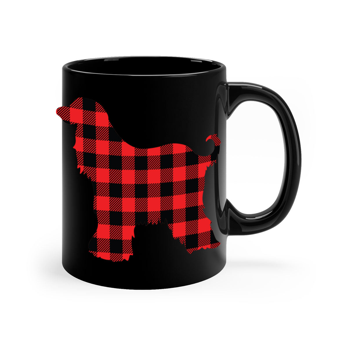 Dog Style 111# Mug featuring a glossy finish with a colored handle and interior, available in multiple colors.