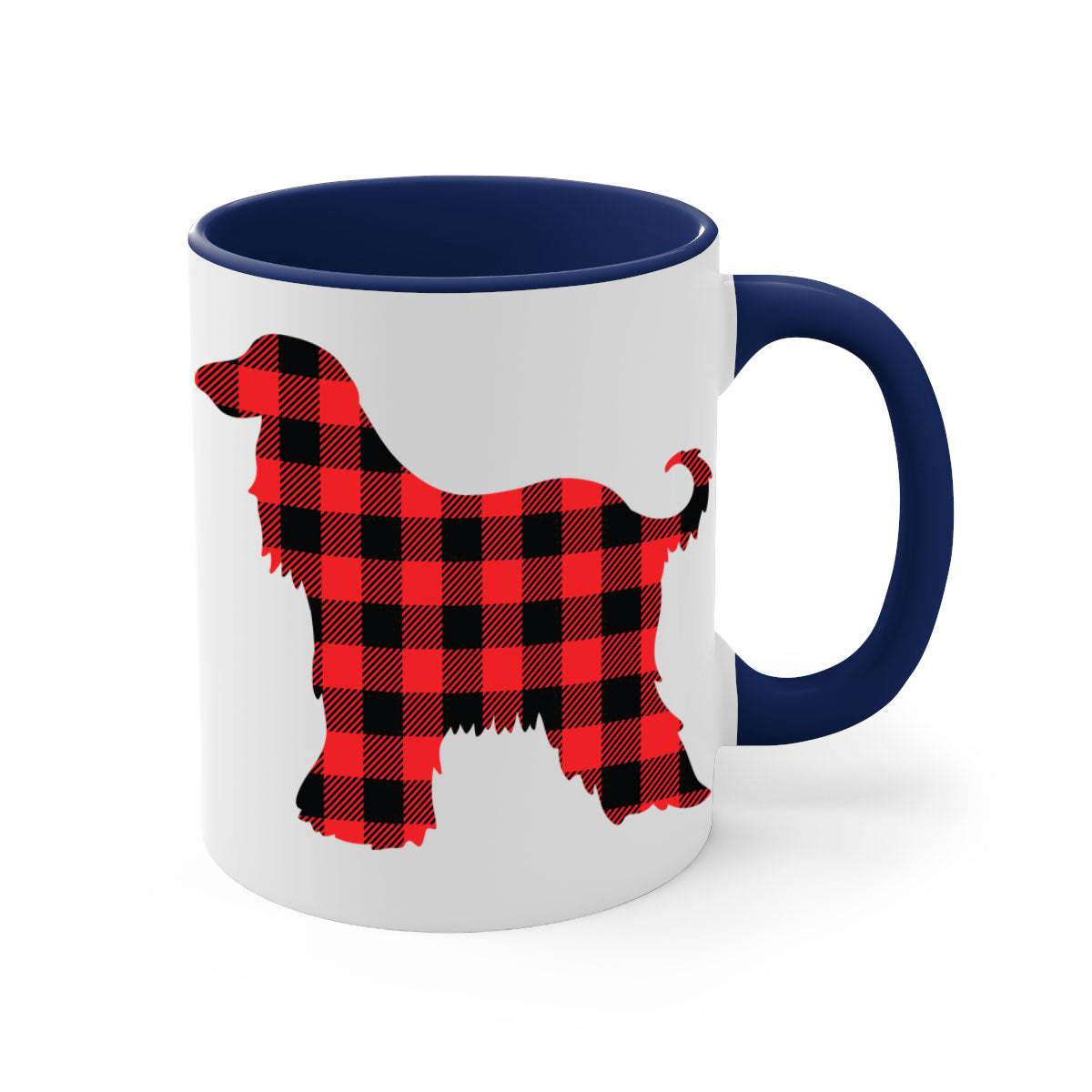Dog Style 111# Mug featuring a glossy finish with a colored handle and interior, available in multiple colors.