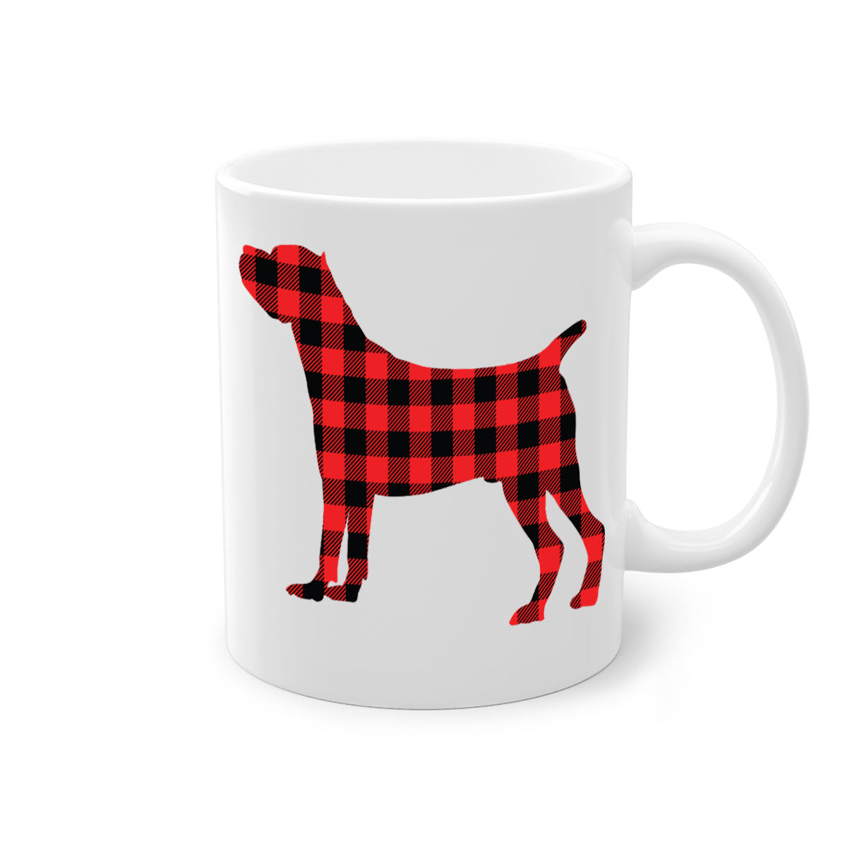 Dog Style 104# Mug featuring a glossy finish with a colored handle and interior, available in five vibrant colors.