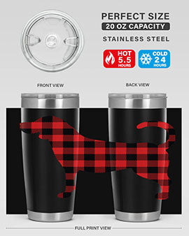 Dog Style 106# 20oz Tumbler featuring double wall vacuum insulation and a stylish design, perfect for hot and cold beverages.