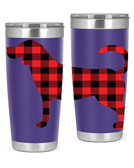 Dog Style 106# 20oz Tumbler featuring double wall vacuum insulation and a stylish design, perfect for hot and cold beverages.
