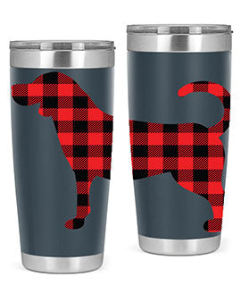 Dog Style 106# 20oz Tumbler featuring double wall vacuum insulation and a stylish design, perfect for hot and cold beverages.