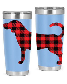 Dog Style 106# 20oz Tumbler featuring double wall vacuum insulation and a stylish design, perfect for hot and cold beverages.