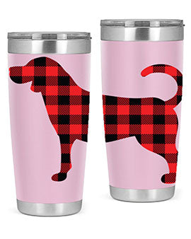Dog Style 106# 20oz Tumbler featuring double wall vacuum insulation and a stylish design, perfect for hot and cold beverages.