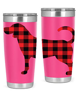 Dog Style 106# 20oz Tumbler featuring double wall vacuum insulation and a stylish design, perfect for hot and cold beverages.