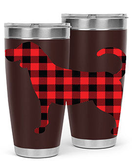 Dog Style 106# 20oz Tumbler featuring double wall vacuum insulation and a stylish design, perfect for hot and cold beverages.