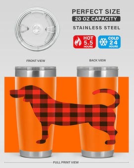 Dog Style 106# 20oz Tumbler featuring double wall vacuum insulation and a stylish design, perfect for hot and cold beverages.