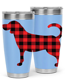 Dog Style 106# 20oz Tumbler featuring double wall vacuum insulation and a stylish design, perfect for hot and cold beverages.