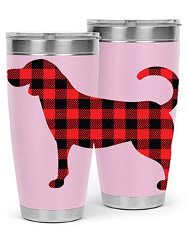 Dog Style 106# 20oz Tumbler featuring double wall vacuum insulation and a stylish design, perfect for hot and cold beverages.