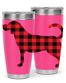Dog Style 106# 20oz Tumbler featuring double wall vacuum insulation and a stylish design, perfect for hot and cold beverages.