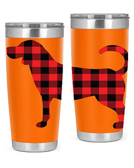 Dog Style 106# 20oz Tumbler featuring double wall vacuum insulation and a stylish design, perfect for hot and cold beverages.