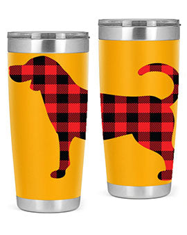 Dog Style 106# 20oz Tumbler featuring double wall vacuum insulation and a stylish design, perfect for hot and cold beverages.