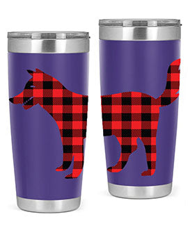 Dog Style 116# 20oz Tumbler featuring double wall vacuum insulation and a stylish design for dog lovers.