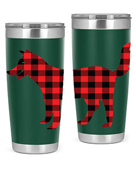 Dog Style 116# 20oz Tumbler featuring double wall vacuum insulation and a stylish design for dog lovers.
