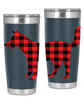 Dog Style 116# 20oz Tumbler featuring double wall vacuum insulation and a stylish design for dog lovers.