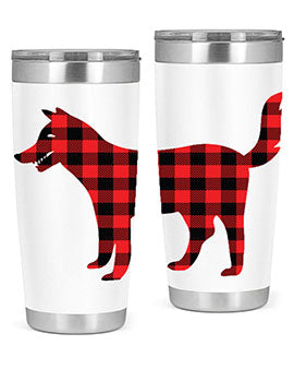 Dog Style 116# 20oz Tumbler featuring double wall vacuum insulation and a stylish design for dog lovers.