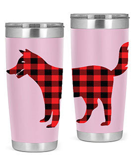Dog Style 116# 20oz Tumbler featuring double wall vacuum insulation and a stylish design for dog lovers.