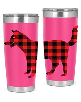Dog Style 116# 20oz Tumbler featuring double wall vacuum insulation and a stylish design for dog lovers.