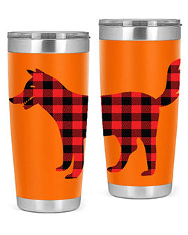 Dog Style 116# 20oz Tumbler featuring double wall vacuum insulation and a stylish design for dog lovers.