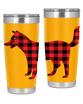 Dog Style 116# 20oz Tumbler featuring double wall vacuum insulation and a stylish design for dog lovers.