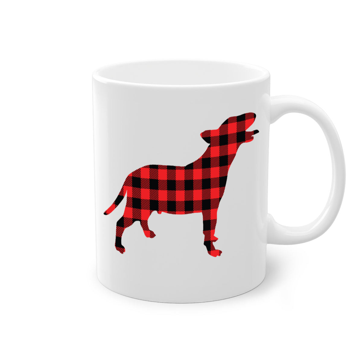 Dog Style 119# Mug featuring a two-tone design with a colored handle and glossy finish, available in multiple colors.