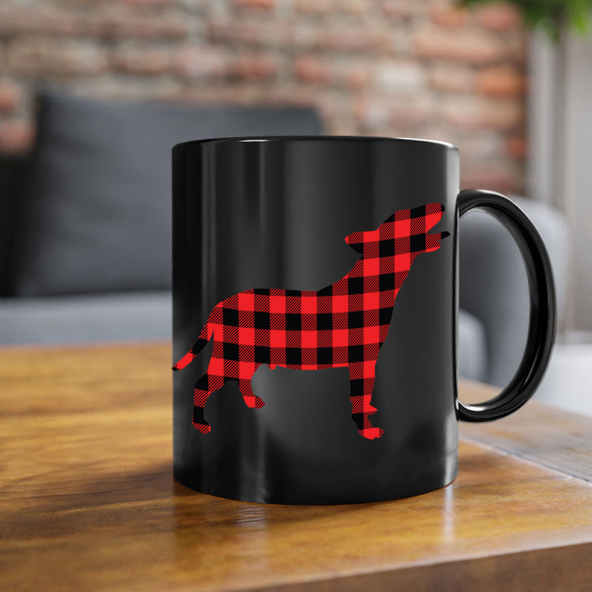 Dog Style 119# Mug featuring a two-tone design with a colored handle and glossy finish, available in multiple colors.