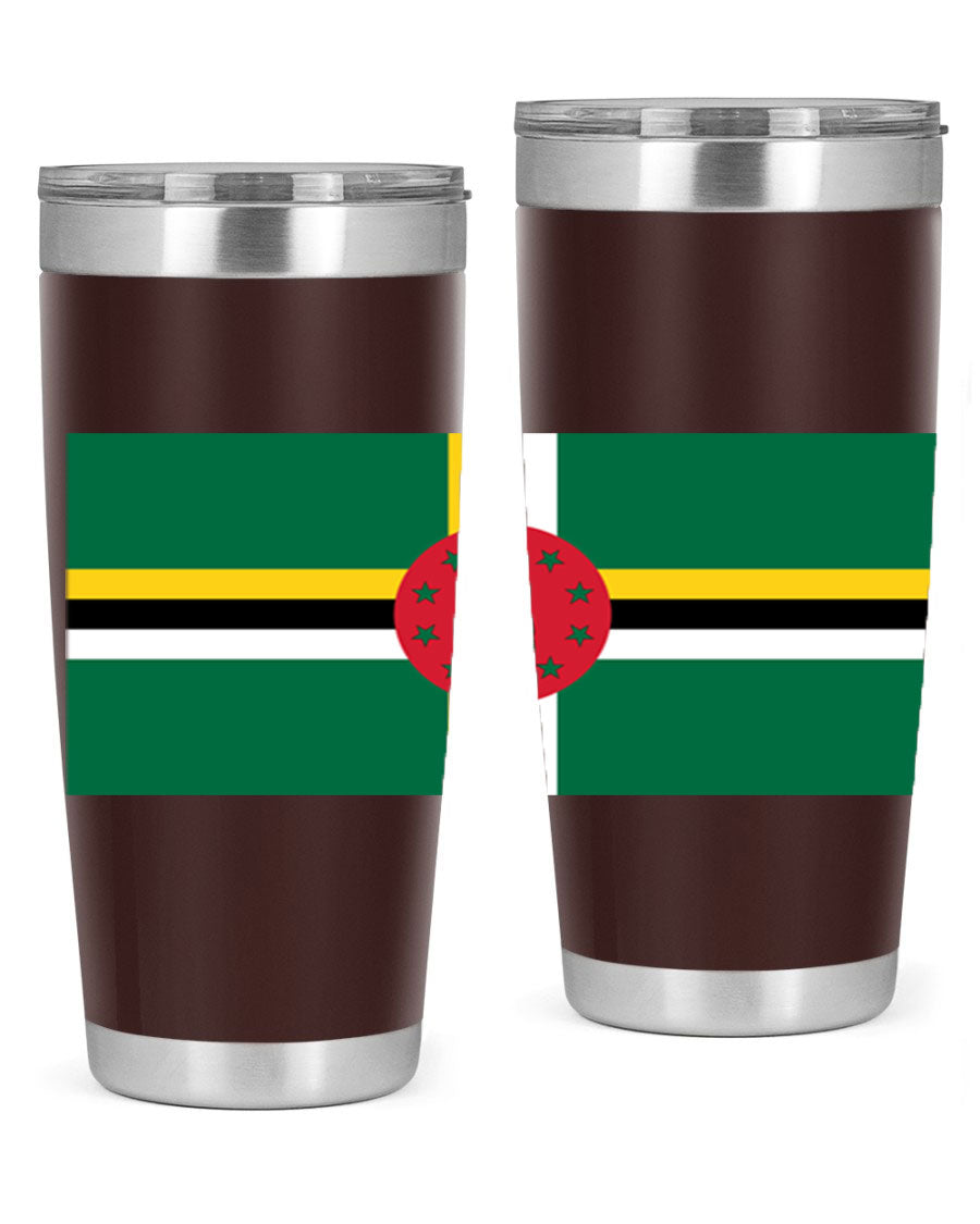 Dominica 149# Tumbler, a stylish 20oz double wall vacuum stainless steel tumbler with a vibrant design, perfect for hot and cold beverages.