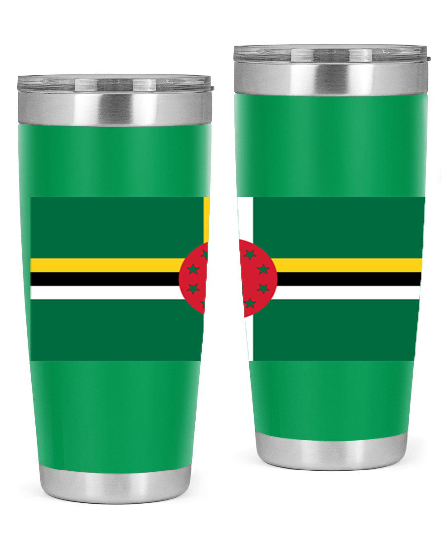 Dominica 149# Tumbler, a stylish 20oz double wall vacuum stainless steel tumbler with a vibrant design, perfect for hot and cold beverages.