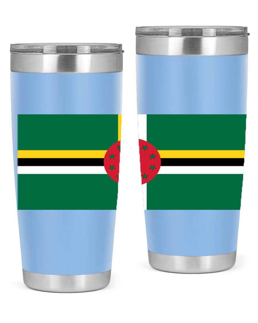 Dominica 149# Tumbler, a stylish 20oz double wall vacuum stainless steel tumbler with a vibrant design, perfect for hot and cold beverages.