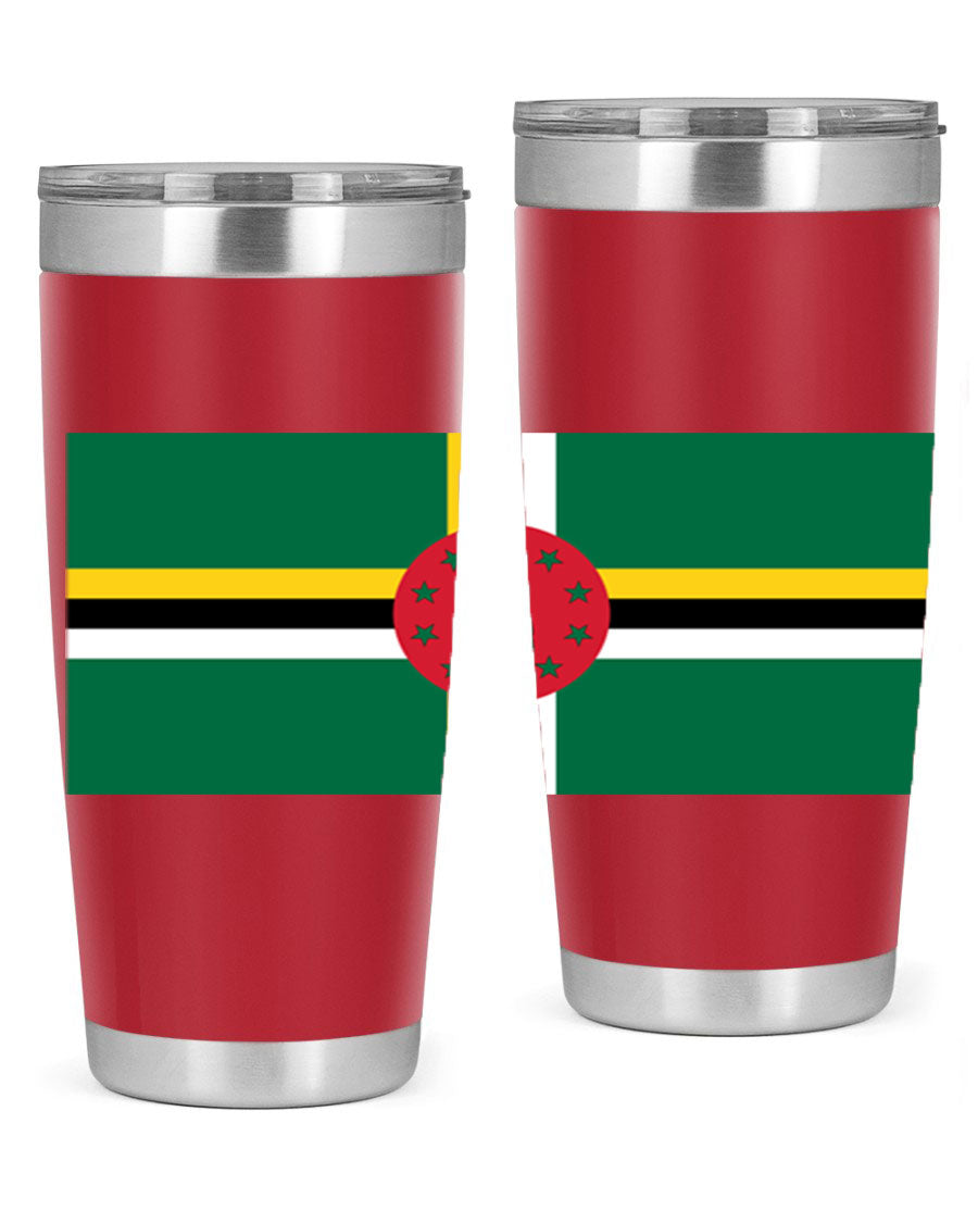 Dominica 149# Tumbler, a stylish 20oz double wall vacuum stainless steel tumbler with a vibrant design, perfect for hot and cold beverages.