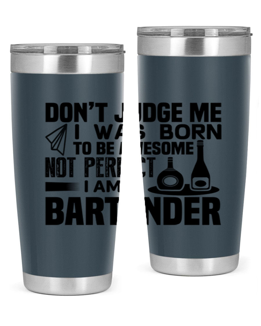 DON’T JUDGE ME Style 4# tumbler, double wall vacuum stainless steel with copper lining, featuring a press-in drink-thru lid.
