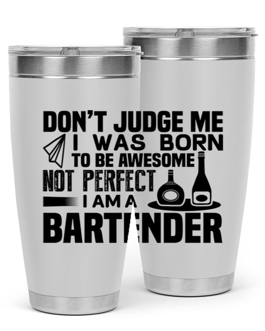 DON’T JUDGE ME Style 4# tumbler, double wall vacuum stainless steel with copper lining, featuring a press-in drink-thru lid.