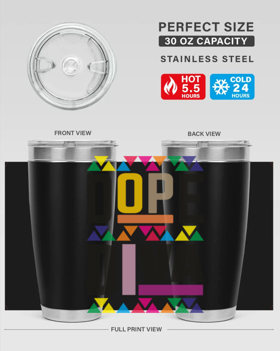 Dope Diva Cotton Tank featuring bold black words and phrases, perfect for casual wear.