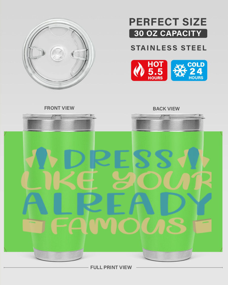 Dress Like You're Already Famous 23# Cotton Tank in a stylish design, showcasing its soft fabric and trendy look.