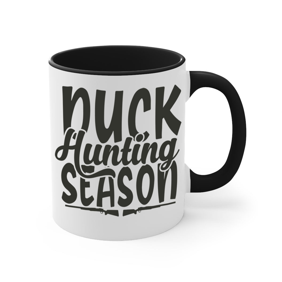 Duck Hunting Season 31# Mug with a glossy finish and colorful handle, perfect for coffee or tea lovers.