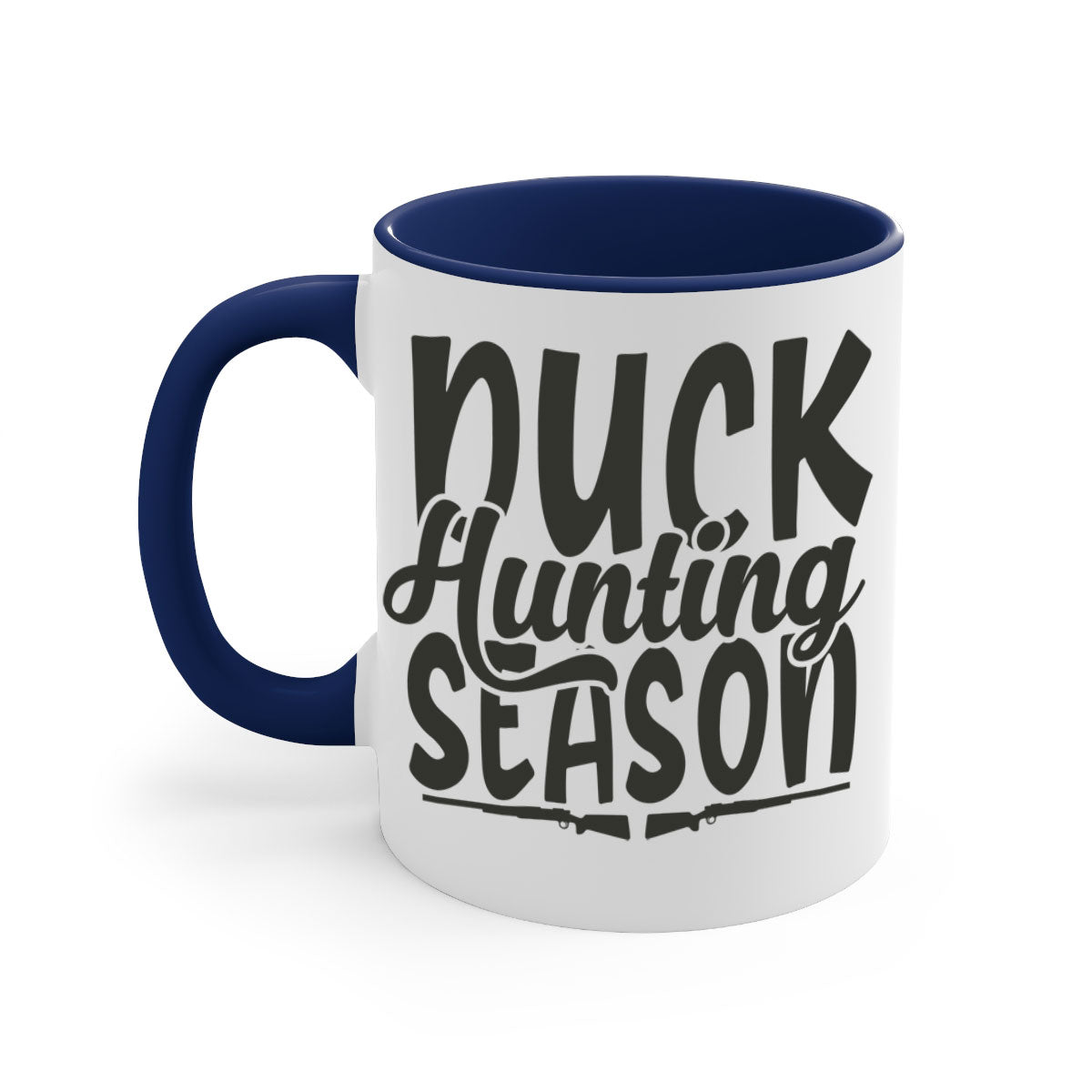 Duck Hunting Season 31# Mug with a glossy finish and colorful handle, perfect for coffee or tea lovers.