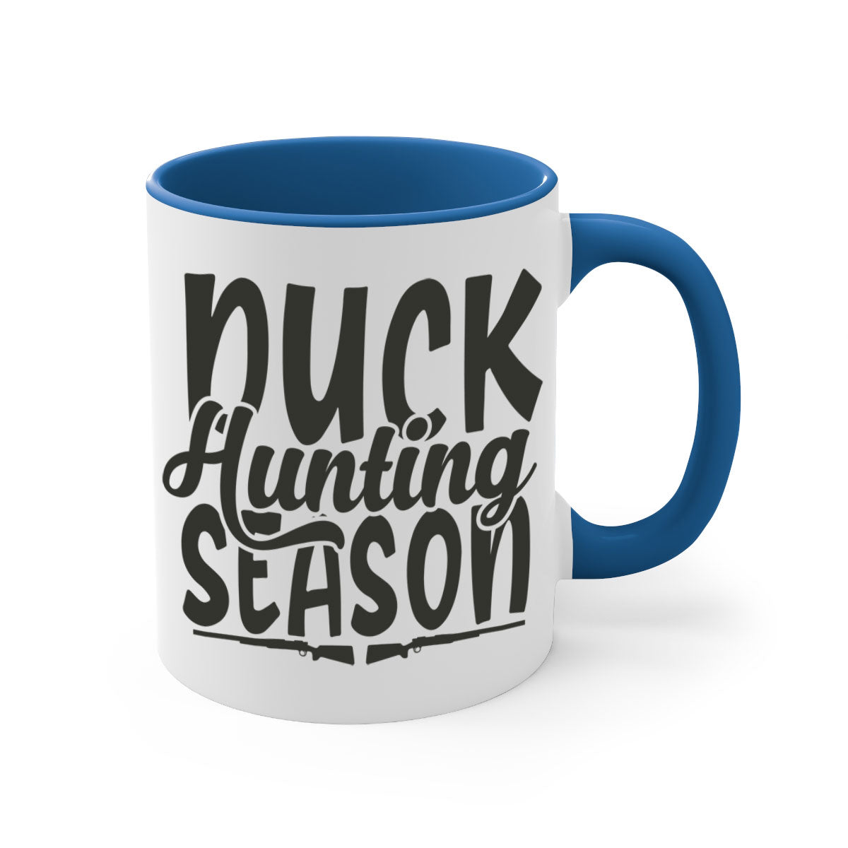Duck Hunting Season 31# Mug with a glossy finish and colorful handle, perfect for coffee or tea lovers.