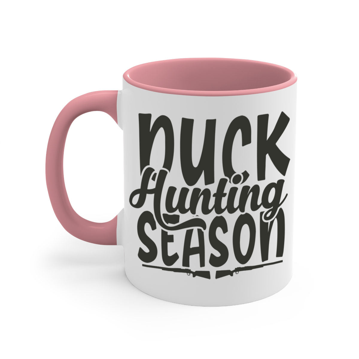 Duck Hunting Season 31# Mug with a glossy finish and colorful handle, perfect for coffee or tea lovers.