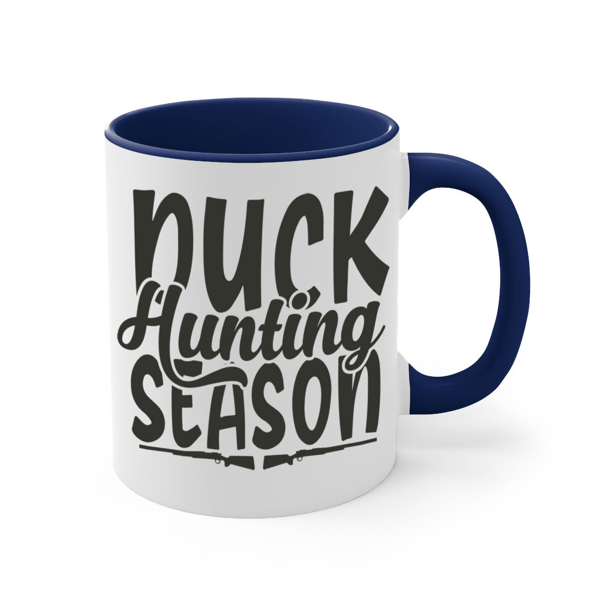 Duck Hunting Season 31# Mug with a glossy finish and colorful handle, perfect for coffee or tea lovers.